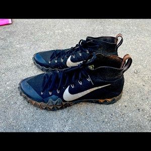NIKE ALPHA HUARACHE 6 ELITE TURF-BLACK